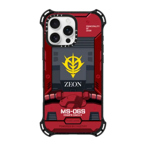 iPhone 16 Pro Max - MS-06S Char's Zaku II Armour Case