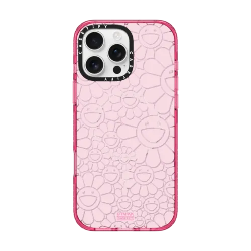iPhone 16 Pro Max - MULTI-FLOWERS (PINK) PHONE CASE