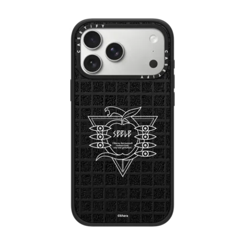 iPhone 17 Pro Max - Evangelion Custom Logo Phone Case - Containment Pillar - SEELE