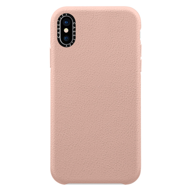 CASETiFY iPhone X ケース ライトピンク ペブルケース Custom Phone Case casetify