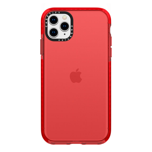 CASETiFY iPhone 11 Pro Max ケース レッド インパクトケース Custom Phone Case casetify