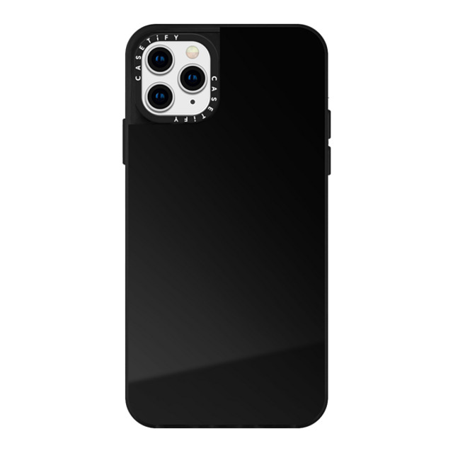 CASETiFY iPhone 11 Pro Max ケース Black on Black ミラーケース Custom Phone Case casetify