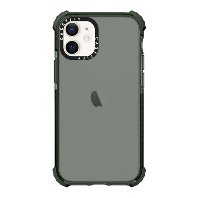 CASETiFY iPhone 12 mini ケース Midnight Green ウルトラインパクトケース Custom Phone Case casetify