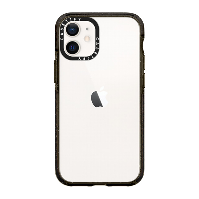 CASETiFY iPhone 12 mini ケース ブラック インパクトケース Custom Phone Case casetify