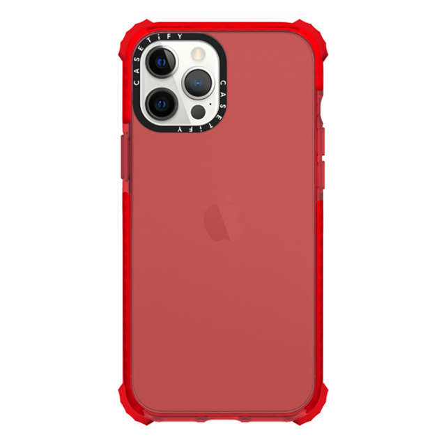 CASETiFY iPhone 12 Pro Max ケース レッド ウルトラインパクトケース Custom Phone Case casetify