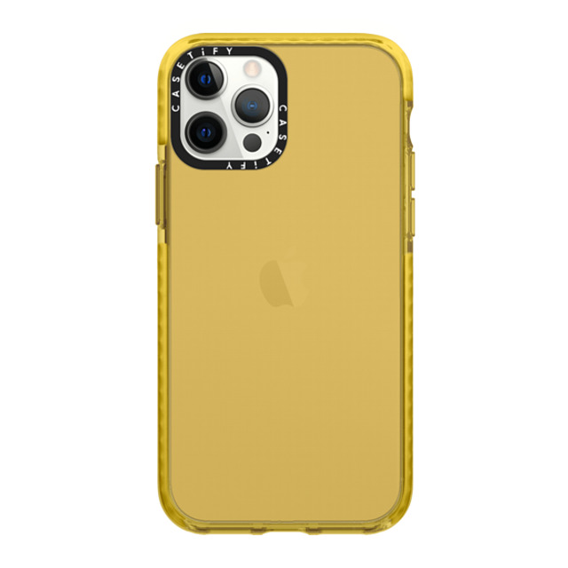 CASETiFY iPhone 12 Pro Max ケース イエロー インパクトケース Custom Phone Case casetify