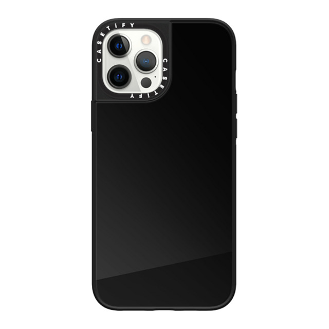 CASETiFY iPhone 12 Pro Max ケース Black on Black ミラーケース MagSafe対応 Custom Phone Case casetify