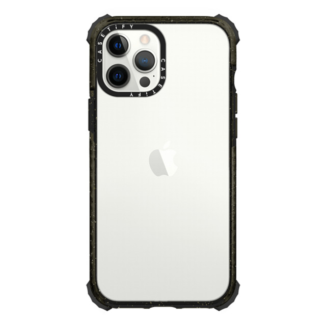 CASETiFY iPhone 12 Pro Max ケース ブラック ウルトラインパクトケース Custom Phone Case casetify