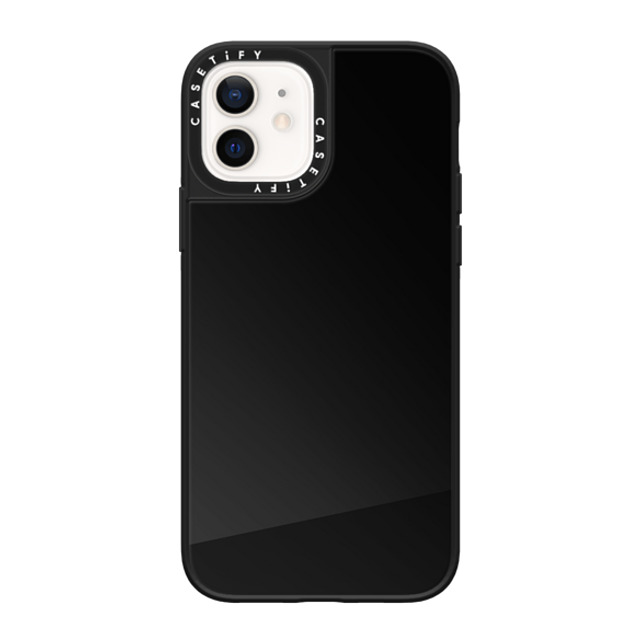 CASETiFY iPhone 12 ケース Black on Black ミラーケース MagSafe対応 Custom Phone Case casetify