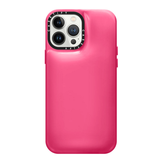 CASETiFY iPhone 13 Pro Max ケース Berry Pink ピローケース Custom Phone Case casetify