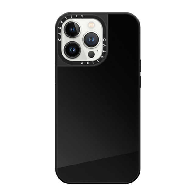 CASETiFY iPhone 13 Pro ケース Black on Black ミラーケース MagSafe対応 Custom Phone Case casetify