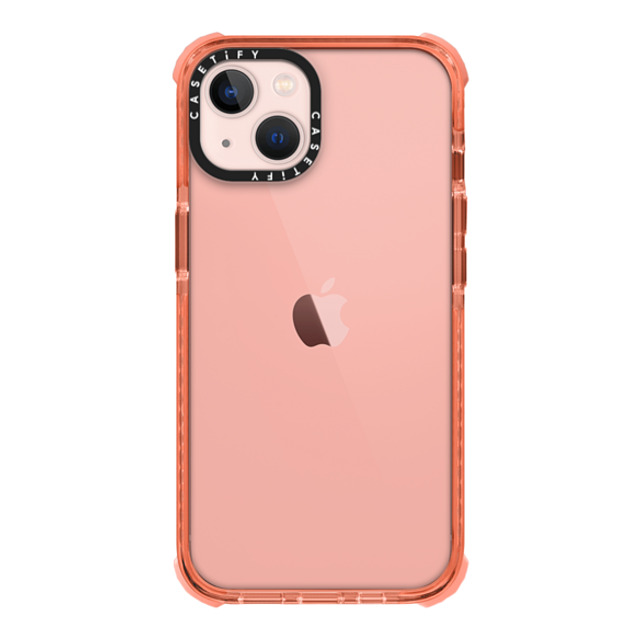 CASETiFY iPhone 13 ケース Peach ウルトラインパクトケース Custom Phone Case casetify