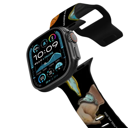 Apple Watch Ultra, Ultra 2 (49mm) - The Persistence of Memory (1931) Watch Band - Black Edition