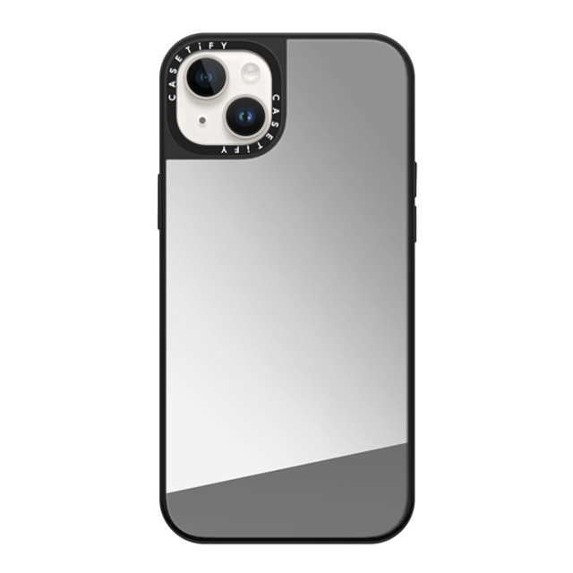 CASETiFY iPhone 14 Plus ケース Silver on Black ミラーケース MagSafe対応 Custom Phone Case casetify