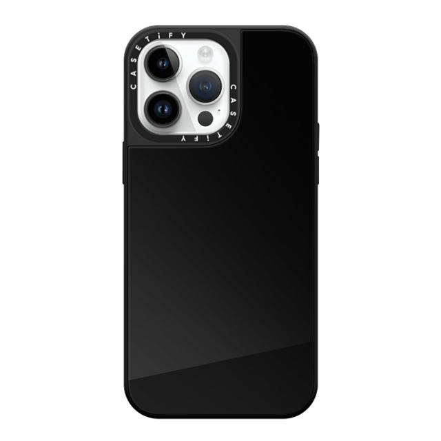 CASETiFY iPhone 14 Pro Max ケース Black on Black ミラーケース MagSafe対応 Custom Phone Case casetify