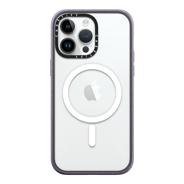 CASETiFY iPhone 14 Pro Max ケース Matte Deep Purple インパクトケース MagSafe対応 Custom Phone Case casetify