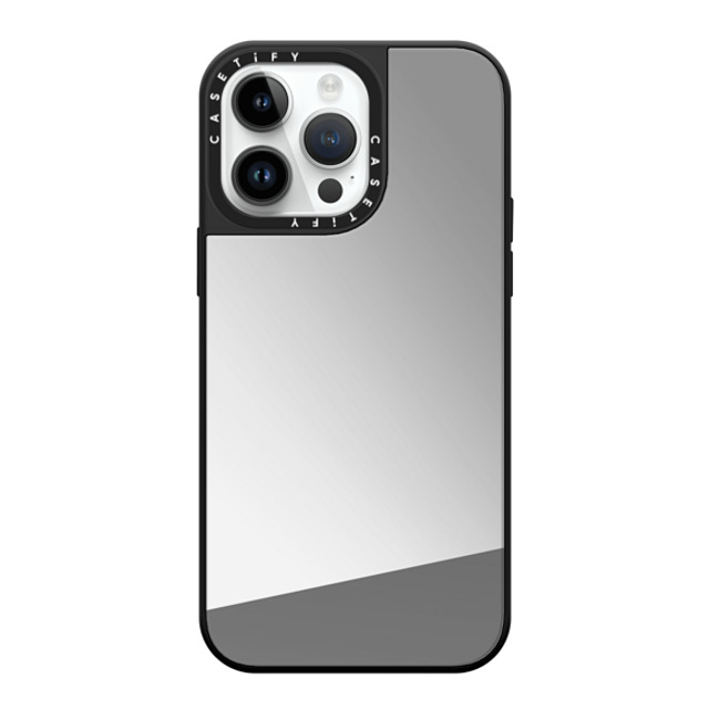 CASETiFY iPhone 14 Pro Max Case Silver on Black ミラーケース MagSafe対応 Custom Phone Case casetify CASETiFY iPhone 14 Pro Max Case Silver on Black ミラーケース MagSafe対応 Custom Phone Case casetify
