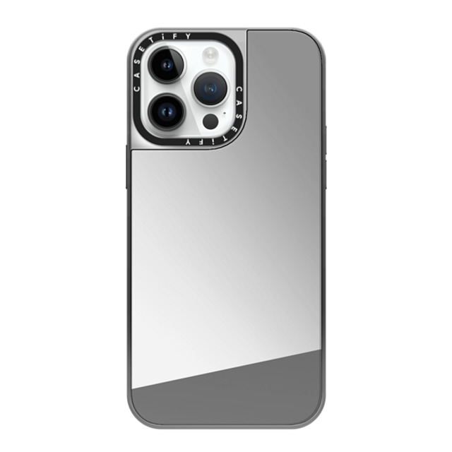 CASETiFY iPhone 14 Pro Max Case シルバー (シルバーバンパー) ミラーケース MagSafe対応 Custom Phone Case casetify CASETiFY iPhone 14 Pro Max Case シルバー (シルバーバンパー) ミラーケース MagSafe対応 Custom Phone Case casetify