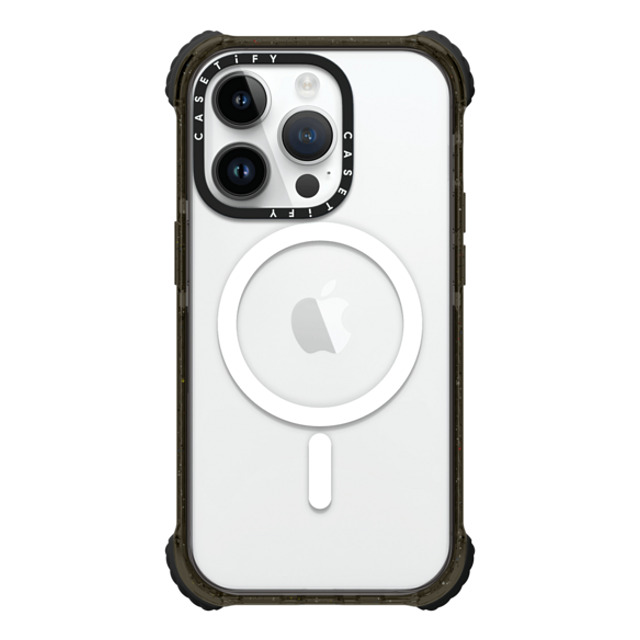 CASETiFY iPhone 14 Pro ケース ブラック ウルトラ インパクトケース MagSafe 対応 Custom Phone Case casetify