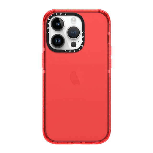 CASETiFY iPhone 14 Pro ケース レッド インパクトケース Custom Phone Case casetify