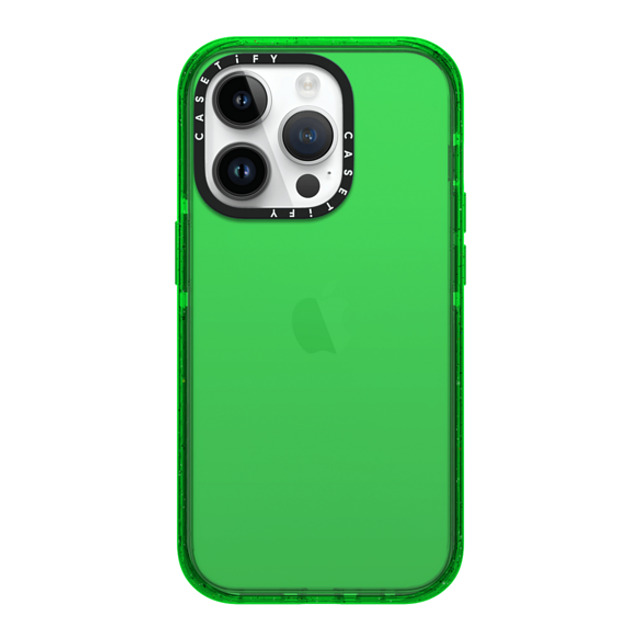 CASETiFY iPhone 14 Pro ケース グリーン インパクトケース Custom Phone Case casetify