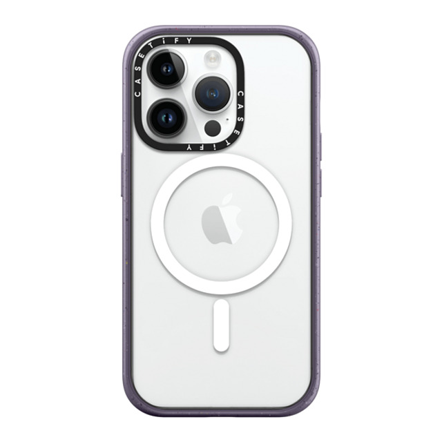 CASETiFY iPhone 14 Pro ケース Matte Deep Purple インパクトケース MagSafe対応 Custom Phone Case casetify