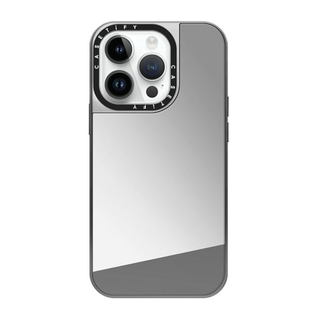 CASETiFY iPhone 14 Pro Case シルバー (シルバーバンパー) ミラーケース MagSafe対応 Custom Phone Case casetify CASETiFY iPhone 14 Pro Case シルバー (シルバーバンパー) ミラーケース MagSafe対応 Custom Phone Case casetify