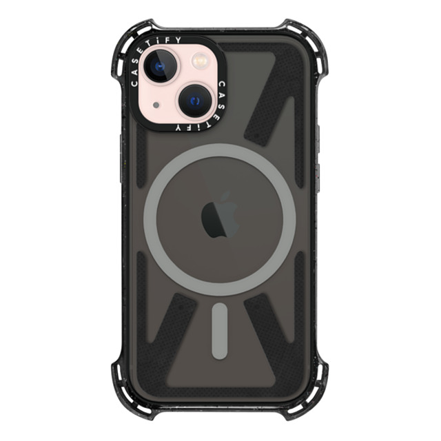 CASETiFY iPhone 13 Mini ケース Triple Black バウンスケース Custom Phone Case casetify