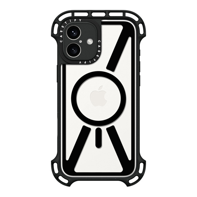 CASETiFY iPhone 16 Plus ケース ブラック ウルトラ バウンスケース MagSafe対応 Custom Phone Case casetify