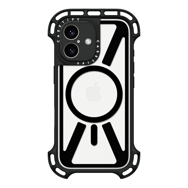 CASETiFY iPhone 16 ケース ブラック ウルトラ バウンスケース MagSafe対応 Custom Phone Case casetify