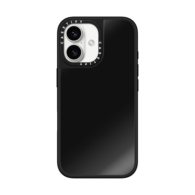 CASETiFY iPhone 16 ケース Black on Black ミラーケース MagSafe対応 Custom Phone Case casetify