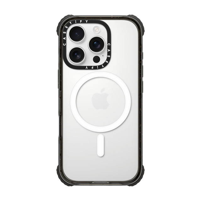 CASETiFY iPhone 16 Pro ケース ブラック ウルトラ インパクトケース MagSafe 対応 Custom Phone Case casetify