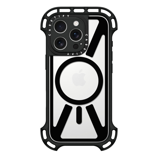 CASETiFY iPhone 16 Pro ケース ブラック ウルトラ バウンスケース MagSafe対応 Custom Phone Case casetify