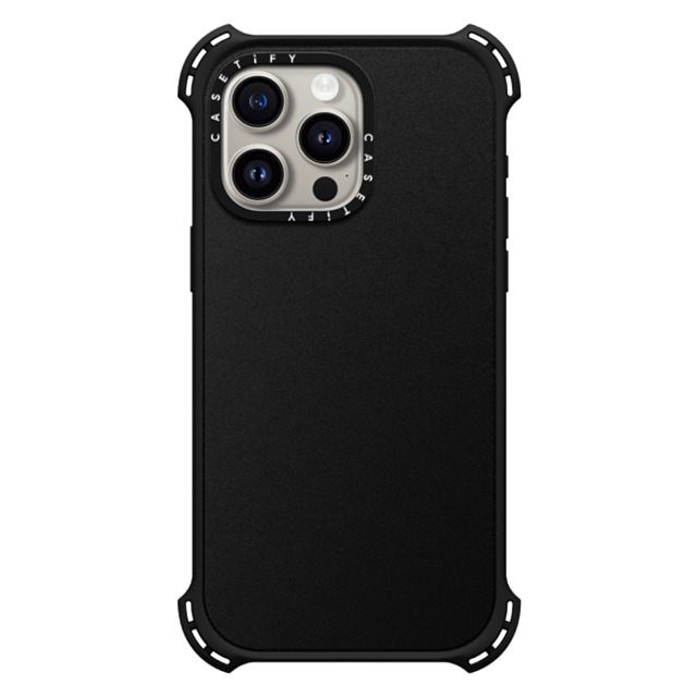 CASETiFY iPhone 15 Pro Max ケース マットブラック バウンスケース Custom Phone Case casetify