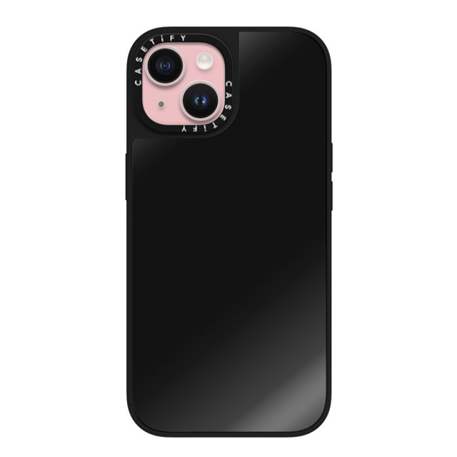 CASETiFY iPhone 15 ケース Black on Black ミラーケース MagSafe対応 Custom Phone Case casetify