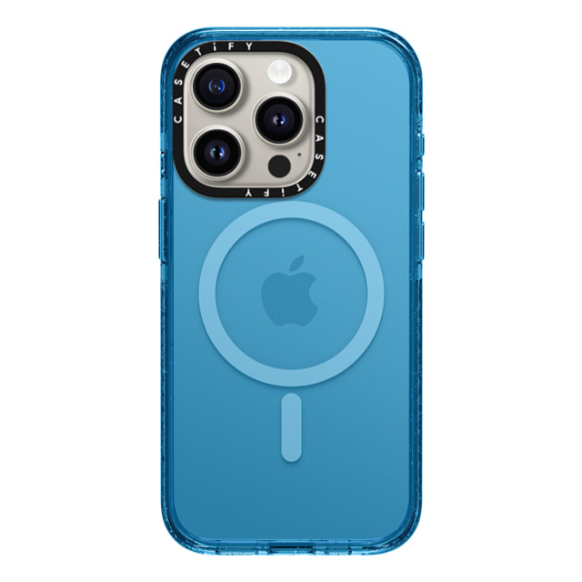 CASETiFY iPhone 15 Pro Case Cyan Blue Impact Case MagSafe Compatible Custom Phone Case casetify CASETiFY iPhone 15 Pro Case Cyan Blue Impact Case MagSafe Compatible Custom Phone Case casetify