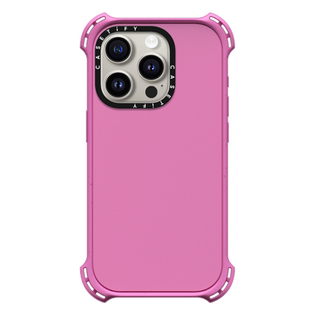 CASETiFY iPhone 15 Pro ケース Matte Pink バウンスケース Custom Phone Case casetify