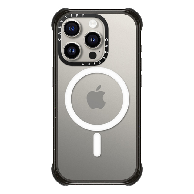 CASETiFY iPhone 15 Pro ケース ブラック ウルトラ インパクトケース MagSafe 対応 Custom Phone Case casetify