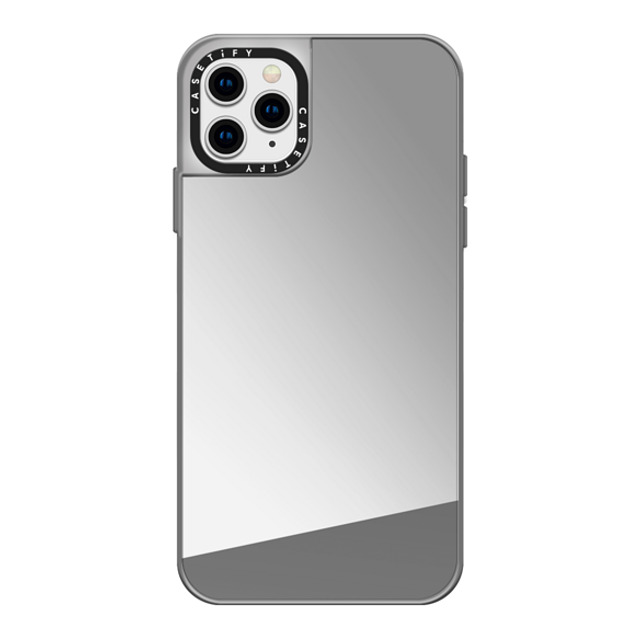 CASETiFY iPhone 11 Pro Max ケース シルバー (シルバーバンパー) ミラーケース Custom Phone Case casetify Back to School CASETiFY iPhone 11 Pro Max ケース シルバー (シルバーバンパー) ミラーケース Custom Phone Case casetify Back to School