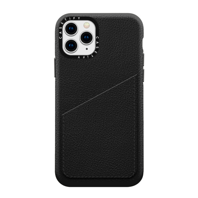 CASETiFY iPhone 11 Pro Case ジェットブラック ペブル カードポケット ケース Custom Phone Case casetify Father's Day CASETiFY iPhone 11 Pro Case ジェットブラック ペブル カードポケット ケース Custom Phone Case casetify Father's Day