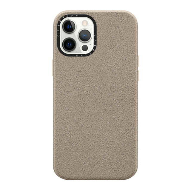 CASETiFY iPhone 12 Pro Max Case Greige ペブルケース Custom Phone Case casetify Father's Day CASETiFY iPhone 12 Pro Max Case Greige ペブルケース Custom Phone Case casetify Father's Day