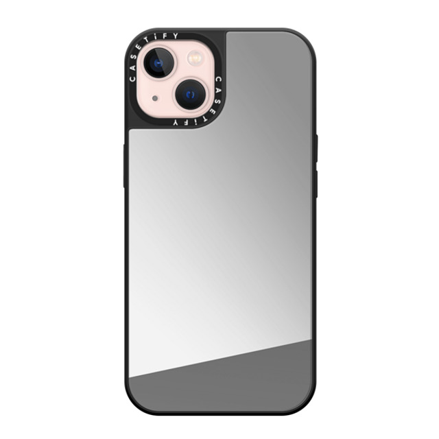 CASETiFY iPhone 13 Case Silver on Black ミラーケース MagSafe対応 Custom Phone Case casetify Mother's Day CASETiFY iPhone 13 Case Silver on Black ミラーケース MagSafe対応 Custom Phone Case casetify Mother's Day