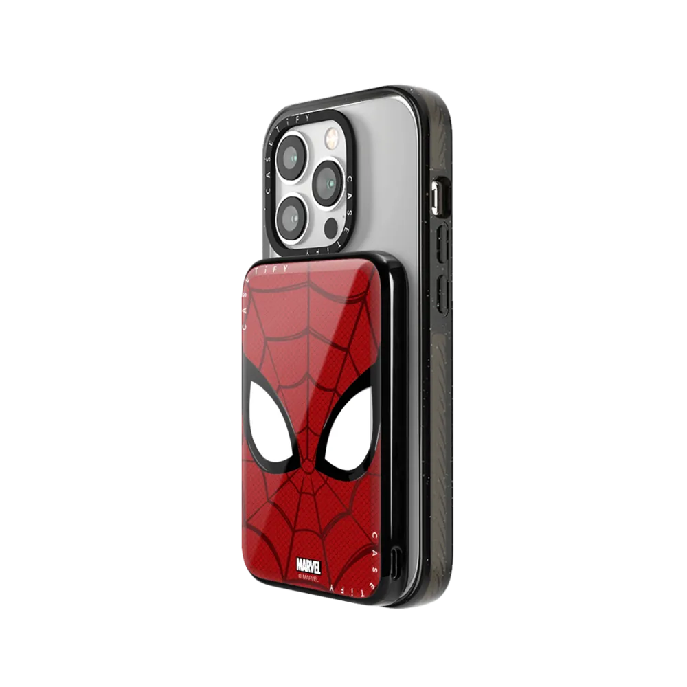 Slim Power Bank MagSafe Compatible - Spider-Man Mask PowerThru Power Bank