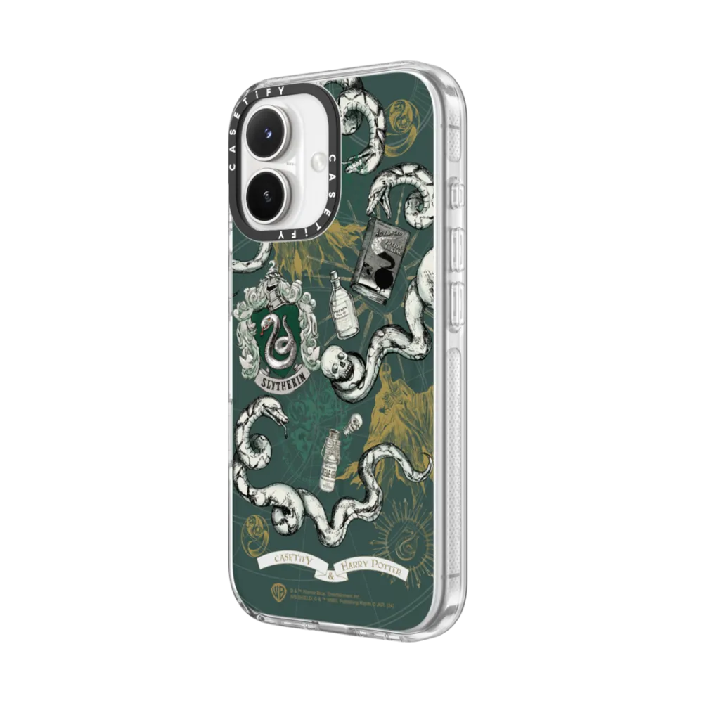 Impact Clear iPhone 17 Case MagSafe Compatible - Slytherin Case