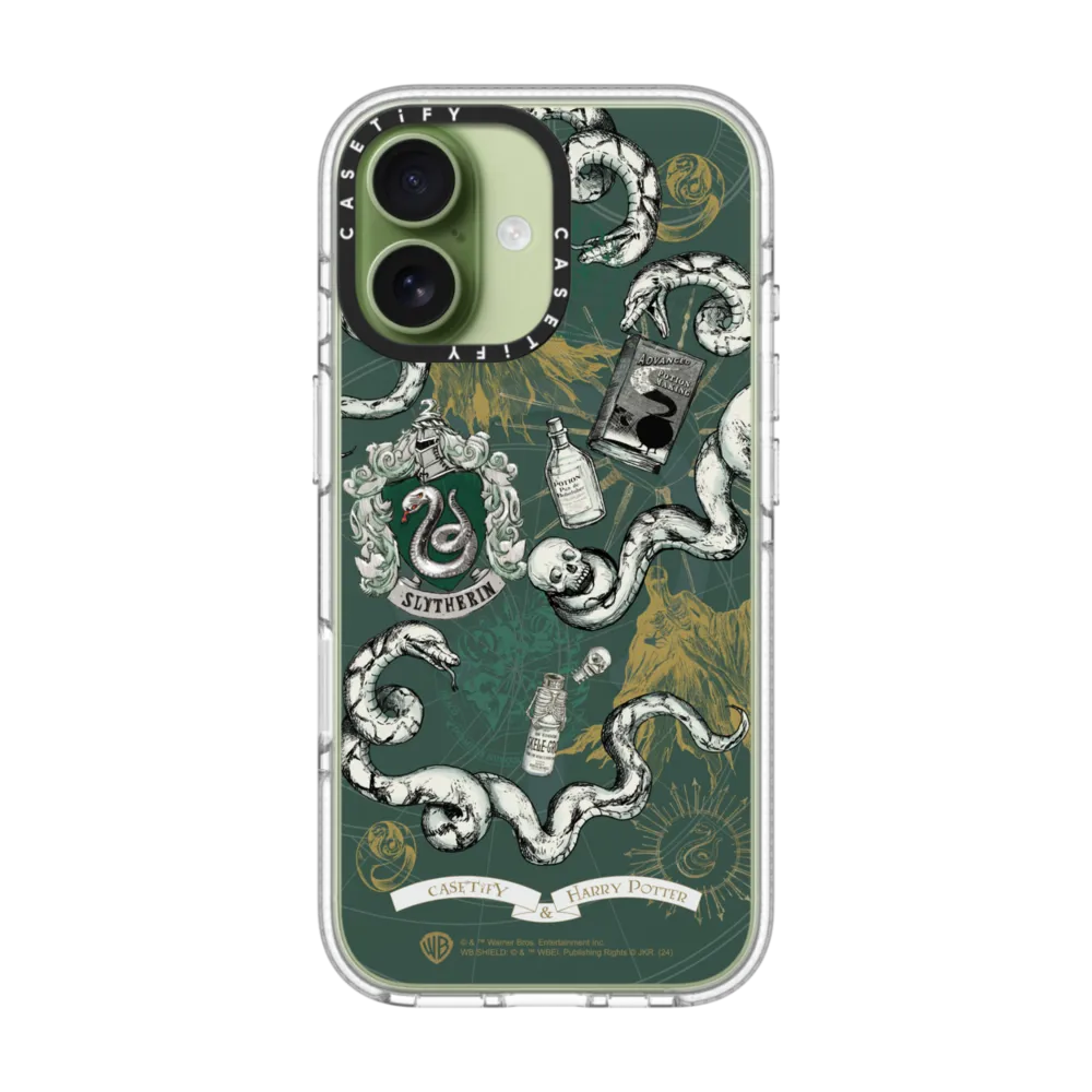 Impact Clear iPhone 17 Case MagSafe Compatible - Slytherin Case