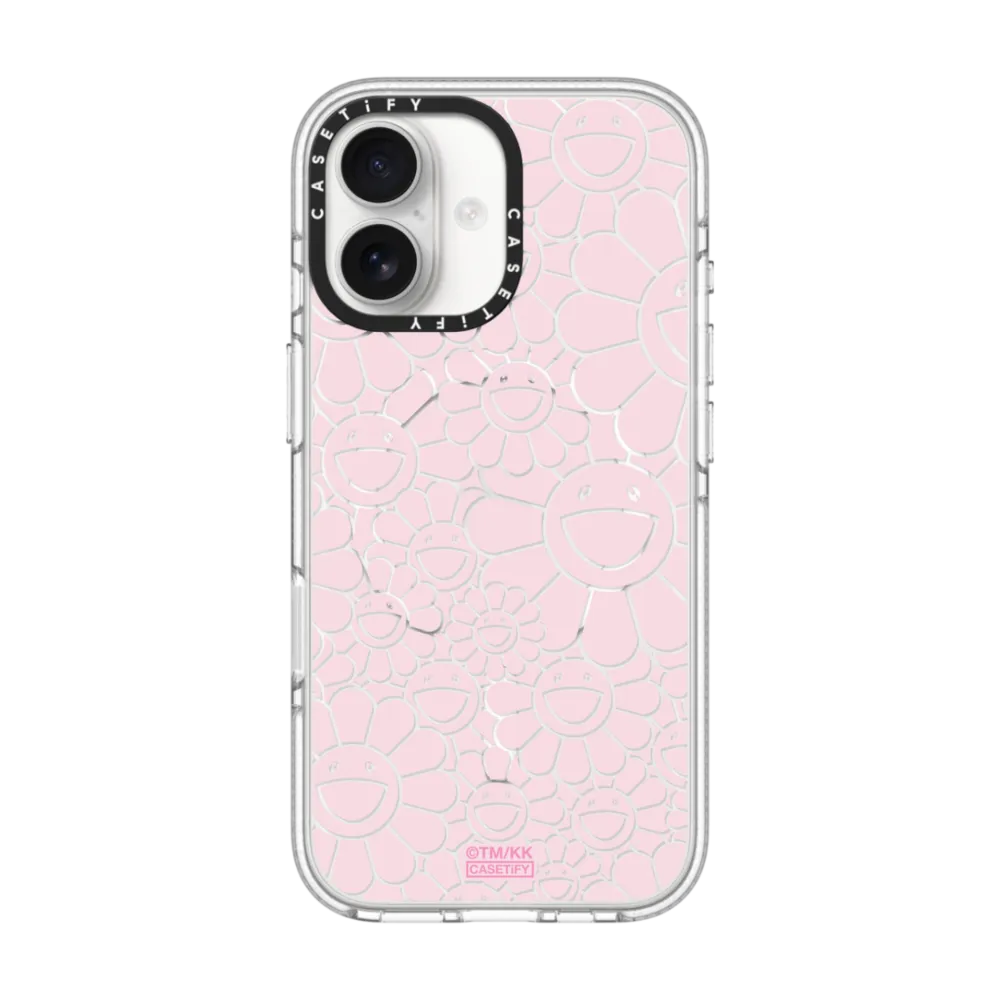 Impact iPhone 17 Pro Case MagSafe Compatible - MULTI-FLOWERS (RED) PHONE CASE