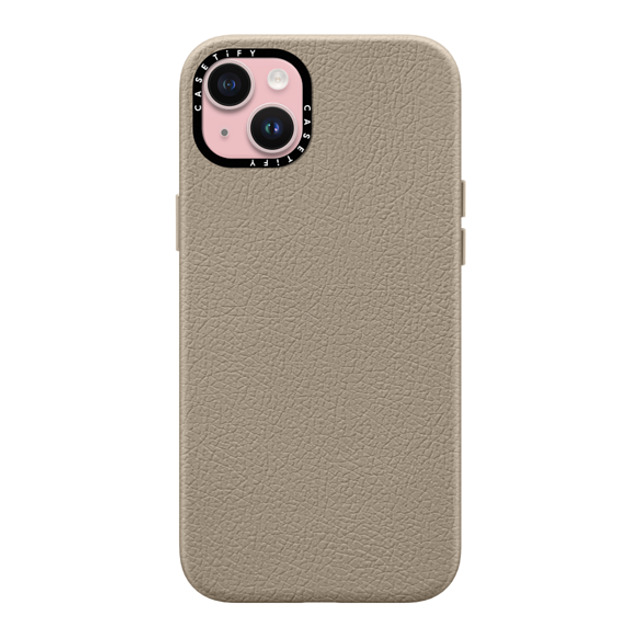 CASETiFY iPhone 15 Plus Case Greige ペブルケース MagSafe対応 Custom Phone Case casetify Mother's Day CASETiFY iPhone 15 Plus Case Greige ペブルケース MagSafe対応 Custom Phone Case casetify Mother's Day