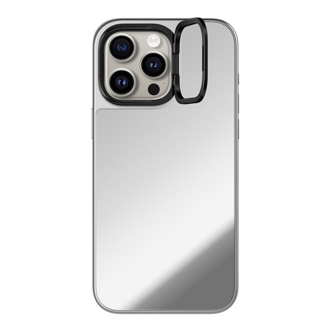 CASETiFY iPhone 15 Pro Max ケース シルバー (シルバーバンパー) ミラー リングスタンドケース MagSafe対応 Custom Phone Case casetify Back to School CASETiFY iPhone 15 Pro Max ケース シルバー (シルバーバンパー) ミラー リングスタンドケース MagSafe対応 Custom Phone Case casetify Back to School