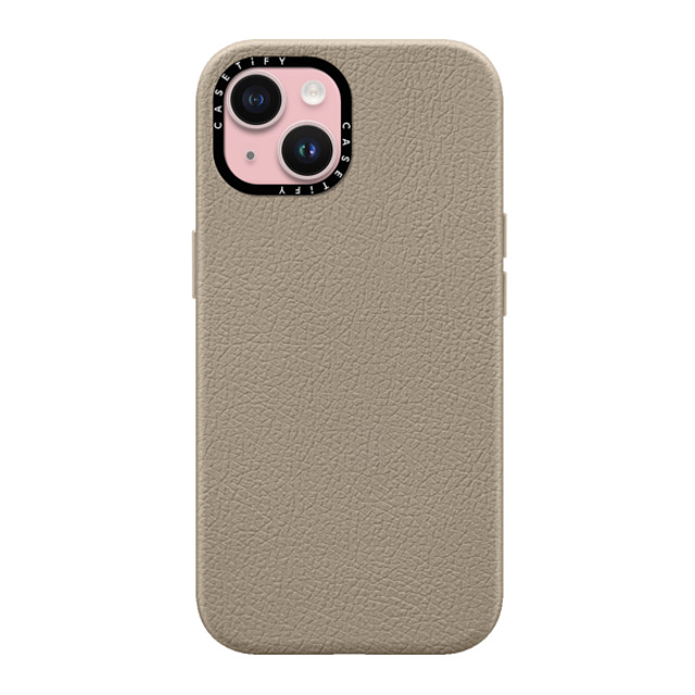 CASETiFY iPhone 15 Case Greige ペブルケース MagSafe対応 Custom Phone Case casetify Mother's Day CASETiFY iPhone 15 Case Greige ペブルケース MagSafe対応 Custom Phone Case casetify Mother's Day