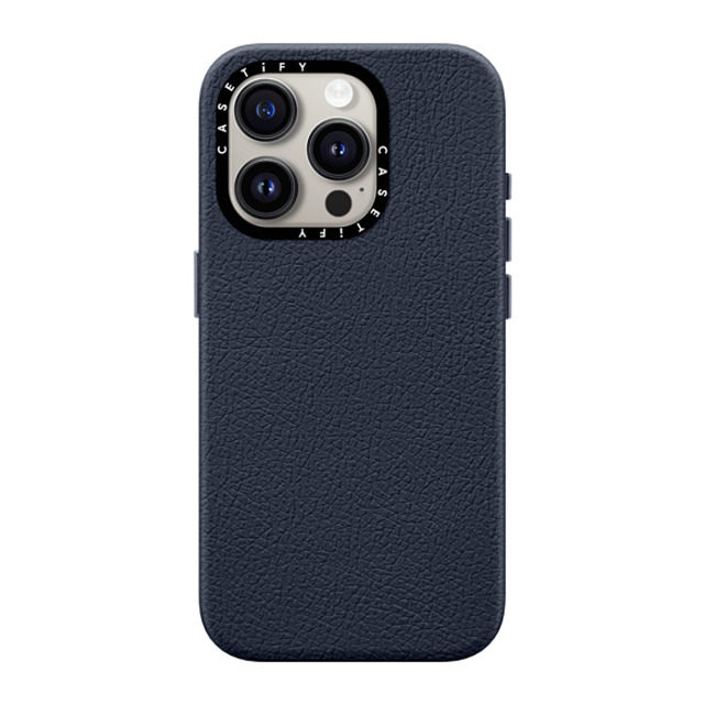 CASETiFY iPhone 15 Pro Case ネイビーブルー ペブルケース MagSafe対応 Custom Phone Case casetify Father's Day CASETiFY iPhone 15 Pro Case ネイビーブルー ペブルケース MagSafe対応 Custom Phone Case casetify Father's Day